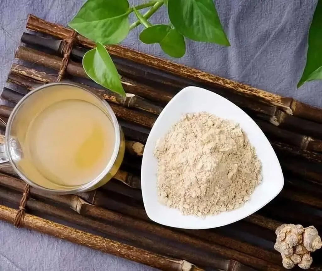 Bột tam thất nguyên chất được nghiền mịn từ củ già lâu năm