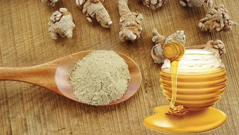 Pha bột tam thất với mật ong giúp dễ uống và hấp thu tốt hơn