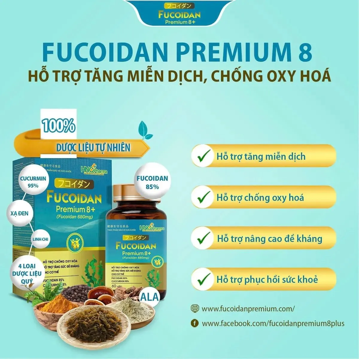 Chăm sóc sức khỏe sau sinh với Fucoidan Premium 8