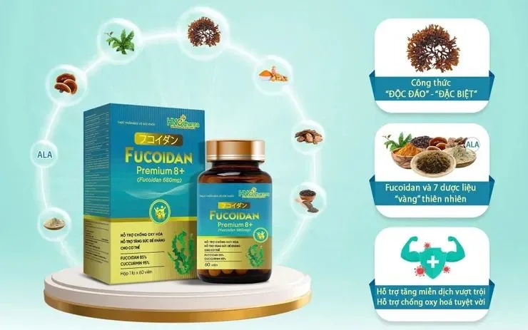Giới thiệu sản phẩm hỗ trợ sức khỏe fucoidan premium 8